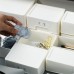 抽屜整理收納盒 分類雜物整理盒 簡約防塵儲物盒 化妝品文具整理盒