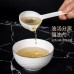 塑膠過濾湯匙 創意長柄分離碎渣湯匙 廚房必備塑膠大湯匙