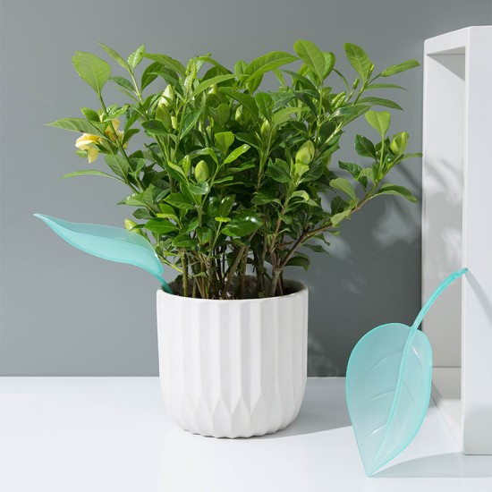 樹葉造型盆栽澆水器 創意樹葉造型澆水漏斗 盆栽加長導流水管 澆花器