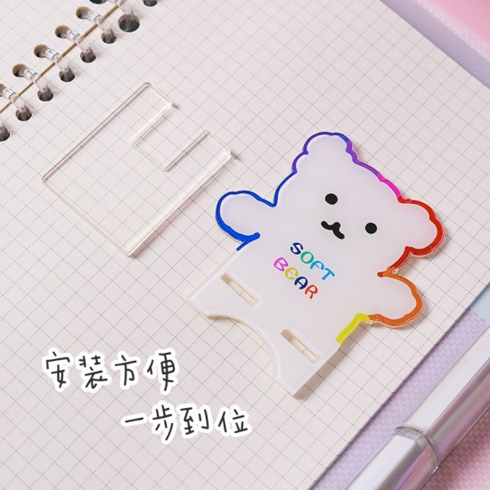 壓克力手機平板支架 可愛造型迷你手機支架 桌面懶人支架 追劇必備支架