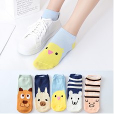 可愛動物船襪 春夏季必備船型襪 可愛動物襪子 學生必備短襪