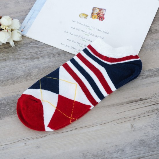 創意國旗風船襪 創意國旗色船型襪 時尚休閒短襪 學生必備短襪 襪子