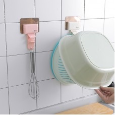 簡約臉盆掛勾 浴室必備洗臉盆收納架 壁掛式浴盆水瓢收納掛勾