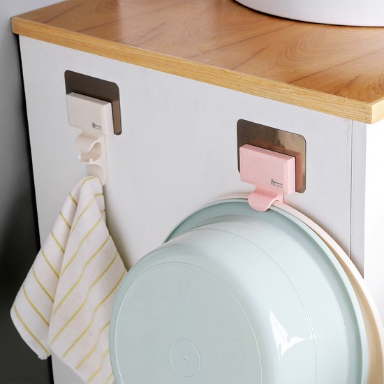 簡約臉盆掛勾 浴室必備洗臉盆收納架 壁掛式浴盆水瓢收納掛勾