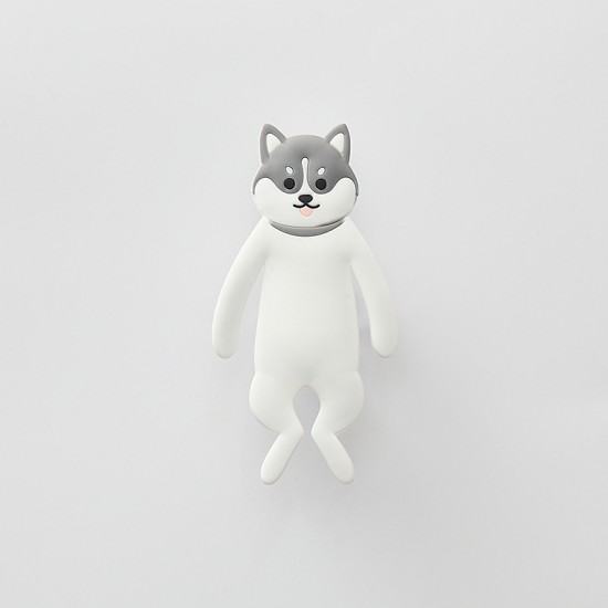可愛動物造型掛勾 動物造型PVC矽膠掛鉤 創字造型可彎曲掛勾