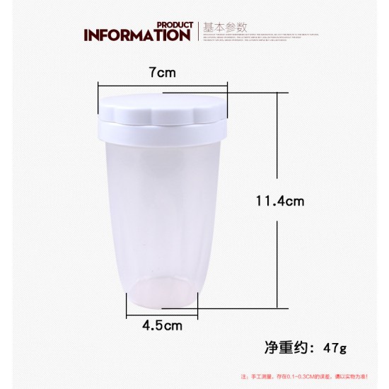 透明杯式灑粉器 創意烘焙用具灑糖粉器 居家必備麵粉篩