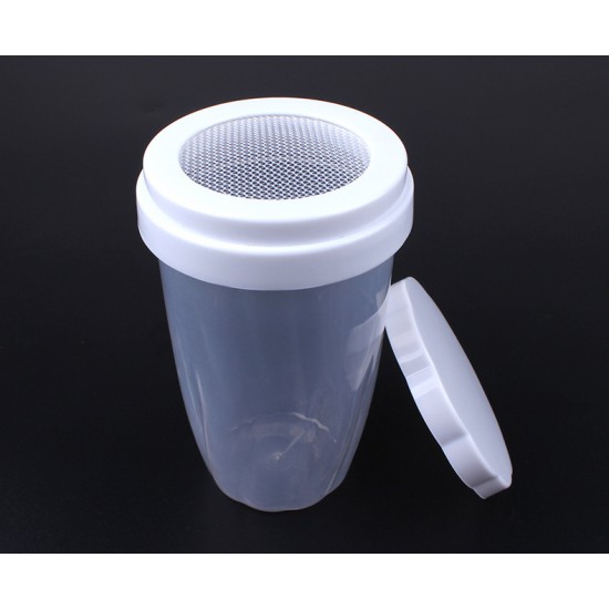 透明杯式灑粉器 創意烘焙用具灑糖粉器 居家必備麵粉篩