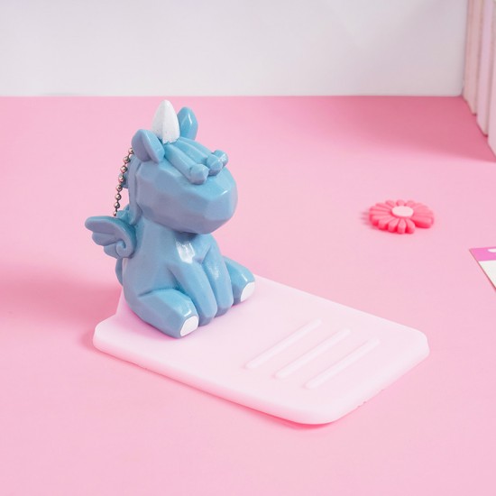 幾何動物手機支架 多功能可調式手機支架 可愛動物造型支架