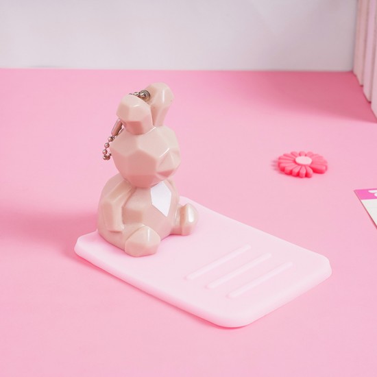 幾何動物手機支架 多功能可調式手機支架 可愛動物造型支架