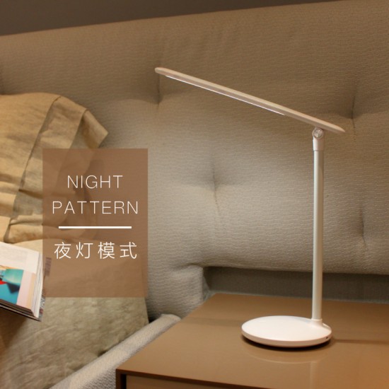 簡約LED檯燈 充電式工作檯燈 書桌必備摺疊LED檯燈 觸碰床頭閱讀燈