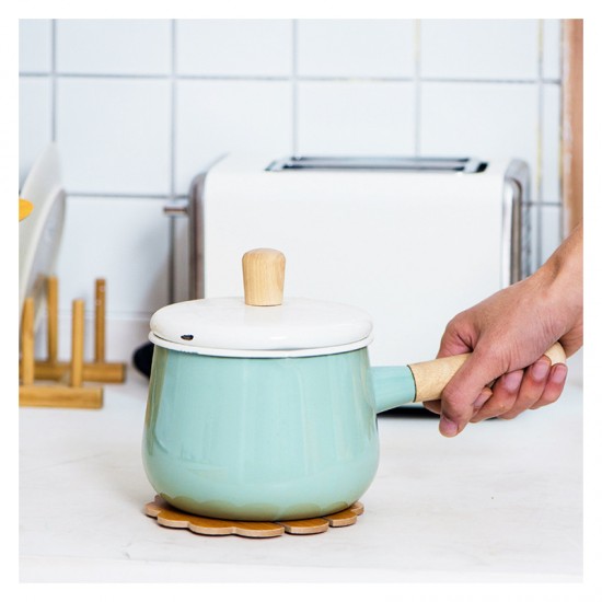 動物造型隔熱墊組 創意小牛小羊木製隔熱墊 廚房必備隔熱墊