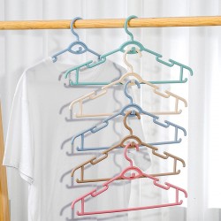 創意多功能疊掛衣架 塑膠成人防滑衣架 居家必備衣櫃衣架 防滑無痕衣架 10個裝