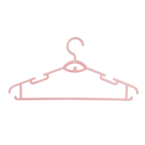 創意多功能疊掛衣架 塑膠成人防滑衣架 居家必備衣櫃衣架 防滑無痕衣架 10個裝