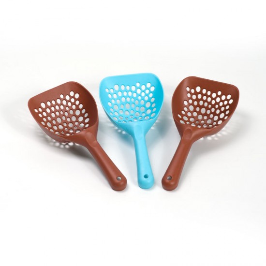 大號圓孔貓砂鏟 創意塑膠清潔貓砂鏟子 多功能洞洞鏟子