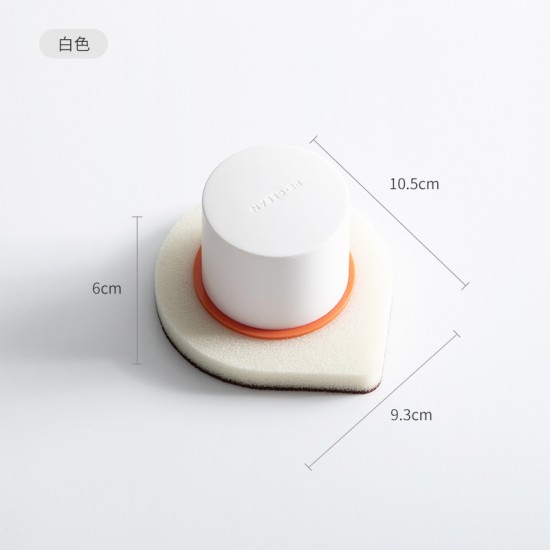 水滴造型金鋼砂海綿刷 創意浴室廚房必備清潔神器 多功能清潔刷