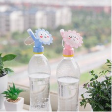 可愛笑臉小花造型澆花噴頭 創意園藝澆水器 多功能雙頭灑水器