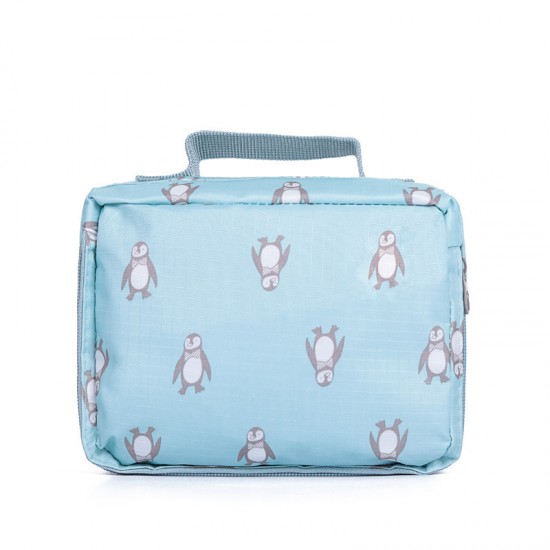 可愛動物防水摺疊背包 多功能旅行雙肩收納包 旅行必備摺疊背包