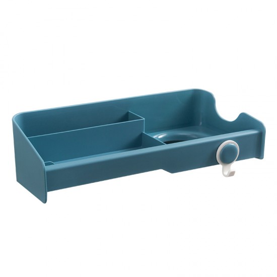 壁掛式吹風機置物架 創意多功能收納架 黏貼式吹風機掛架 吹風機架