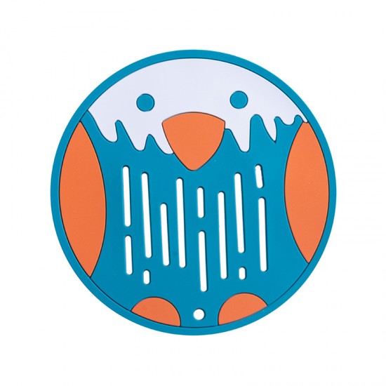 可愛矽膠隔熱墊 創意鏤空可愛圖案防燙鍋墊 廚房必備矽膠防燙墊 矽膠杯墊