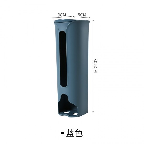 壁掛式垃圾袋收納盒 廚房必備垃圾袋收納神器 垃圾袋收集器 抽取式塑膠袋收納盒