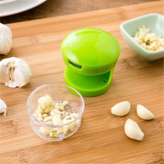 多功能按壓式磨蒜器 小號手動切末工具 廚房必備薑末蒜末按壓器