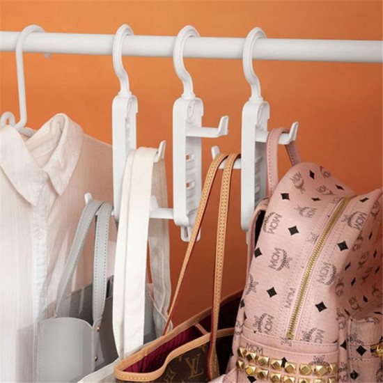 雙面可旋轉多功能掛架 超省空間衣櫃掛勾 可調整雙面連接掛勾 整理工具