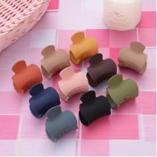 時尚磨砂瀏海夾 創意莫蘭迪色小號鯊魚夾 創意磨砂髮夾 夾子