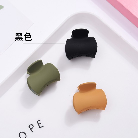 時尚磨砂瀏海夾 創意莫蘭迪色小號鯊魚夾 創意磨砂髮夾 夾子