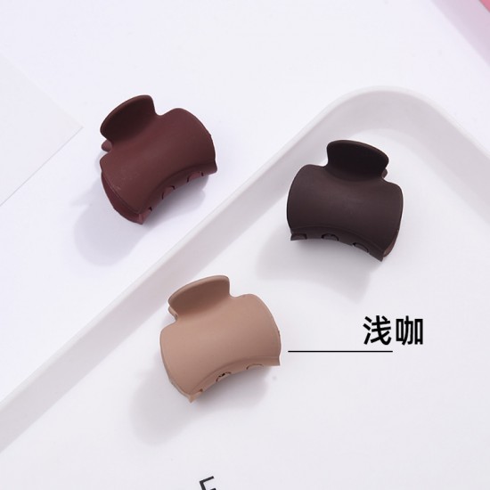 時尚磨砂瀏海夾 創意莫蘭迪色小號鯊魚夾 創意磨砂髮夾 夾子