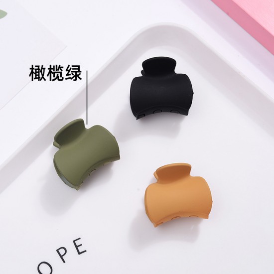 時尚磨砂瀏海夾 創意莫蘭迪色小號鯊魚夾 創意磨砂髮夾 夾子