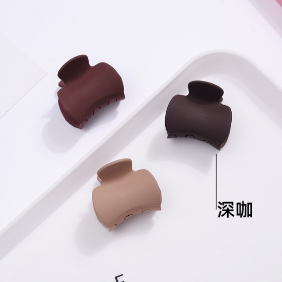 時尚磨砂瀏海夾 創意莫蘭迪色小號鯊魚夾 創意磨砂髮夾 夾子