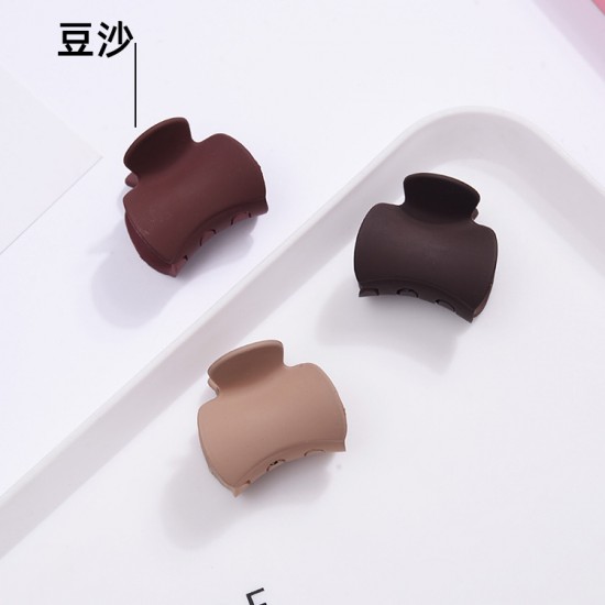 時尚磨砂瀏海夾 創意莫蘭迪色小號鯊魚夾 創意磨砂髮夾 夾子