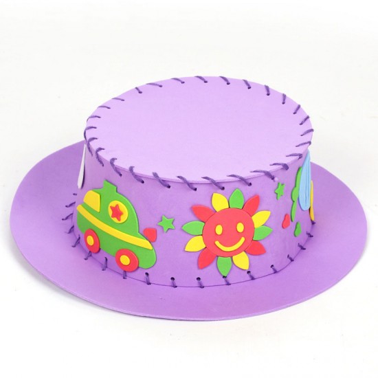 DIY創意遮陽帽 手工製作兒童帽子 益智玩具材料包