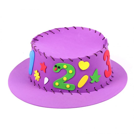 DIY創意遮陽帽 手工製作兒童帽子 益智玩具材料包