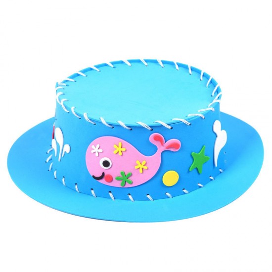 DIY創意遮陽帽 手工製作兒童帽子 益智玩具材料包