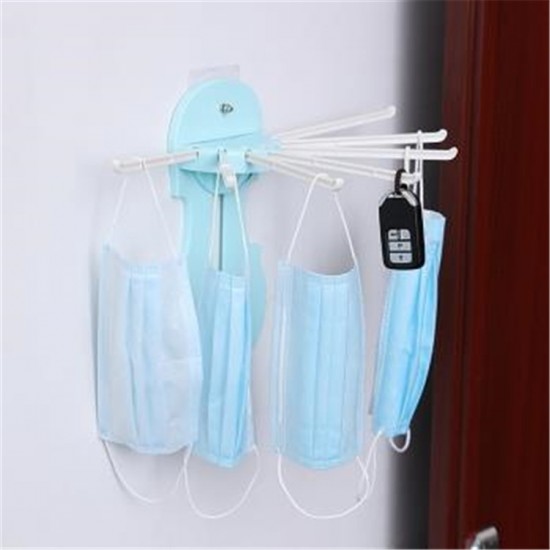 創意伸縮七合一掛架 多功能壁掛式收納架 廚房浴室必備置物架