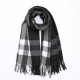 加厚保暖格子圍巾 雙面兩用披肩 秋冬必備仿羊絨圍巾 時尚圍巾