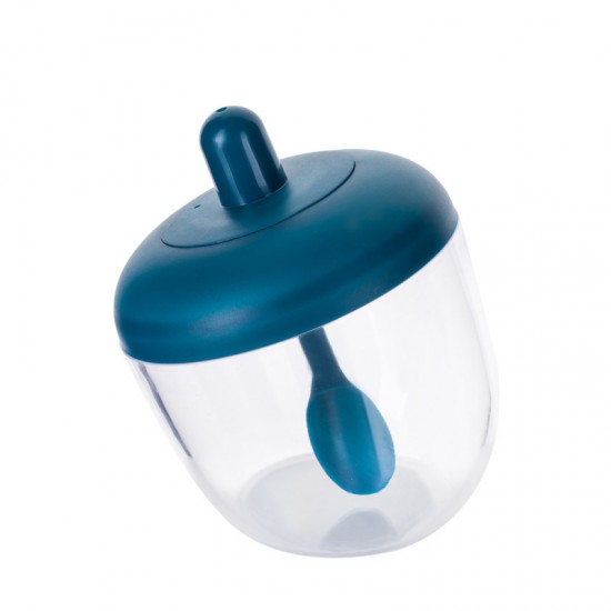 簡約造型日式調味罐 廚房必備寬口調味盒 創意圓形調味瓶