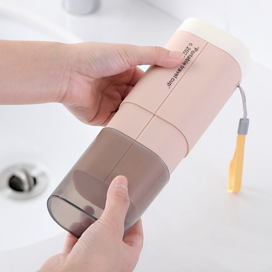 旅行必備多功能牙刷盒 洗漱用品收納盒 創意牙膏牙刷分隔收納盒