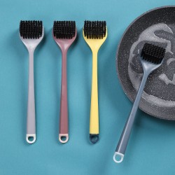 創意雙色長柄清潔刷 居家必備去污洗鍋刷 可掛式多功能小刷子