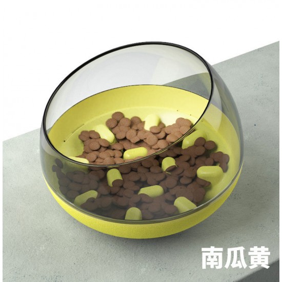寵物不倒翁慢食碗 大狗小狗專用防打翻寵物碗 太空艙造型寵物餵食碗