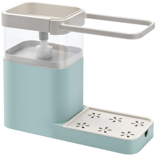 洗碗精按壓盒 廚房毛巾刷子瀝水架 洗鍋洗碗清潔神器 收納架 置物架