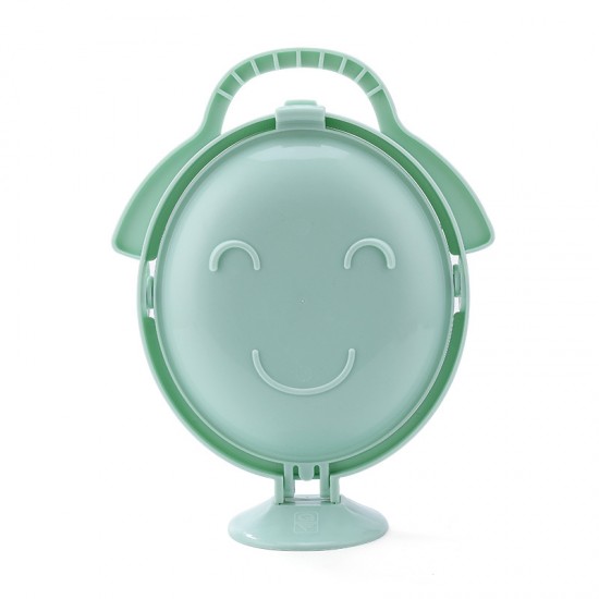 多層可折疊笑臉水果盤 創意零食糖果糕點盤 省空間多功能摺疊盤