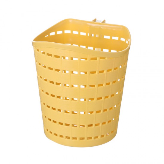 可旋轉單鉤塑膠收納籃 創意鏤空置物籃 廚房浴室必備收納籃 可掛式吊籃