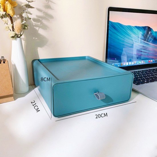 桌面抽屜式收納盒 辦公桌必備大容量收納神器 多用途文具收納抽屜