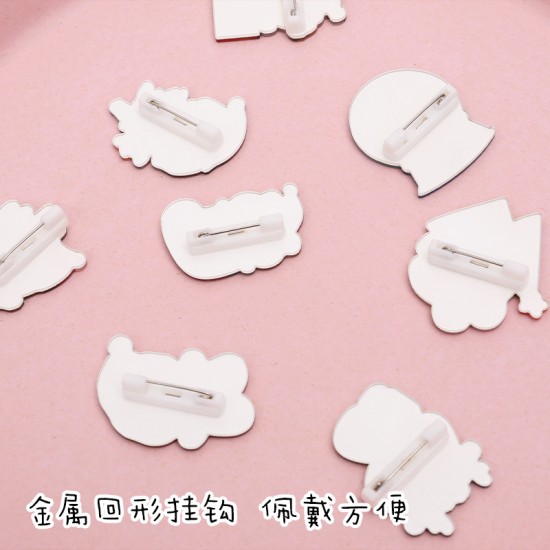 可愛聖誕系列造型徽章 創意造型聖誕節必備小裝飾 壓克力胸針