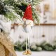 可愛針織帽聖誕老人吊飾 可愛造型聖誕樹吊飾 創意老人造型掛飾
