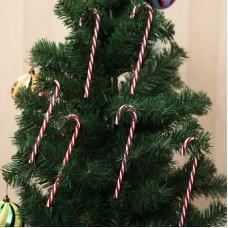 聖誕拐杖造型吊飾 聖誕樹必備拐杖糖掛飾 聖誕節必備裝飾 小吊飾 6入/包