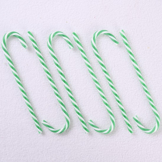 聖誕拐杖造型吊飾 聖誕樹必備拐杖糖掛飾 聖誕節必備裝飾 小吊飾 6入/包