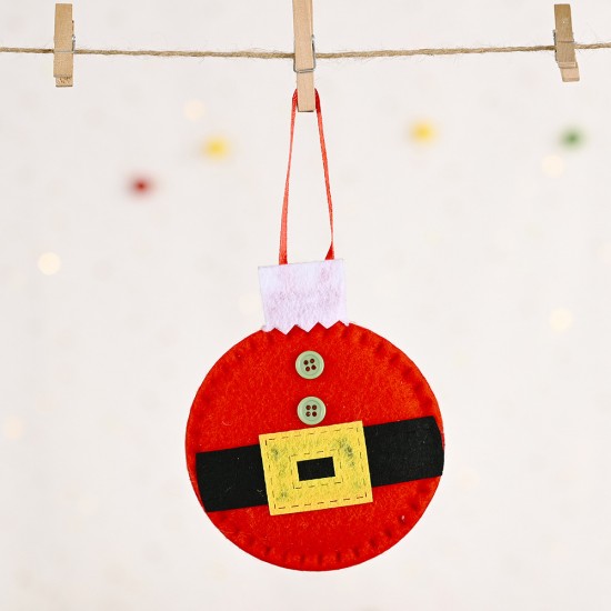 無紡布聖誕造型吊飾 創意聖誕節必備小掛飾 聖誕樹必備裝飾飾品